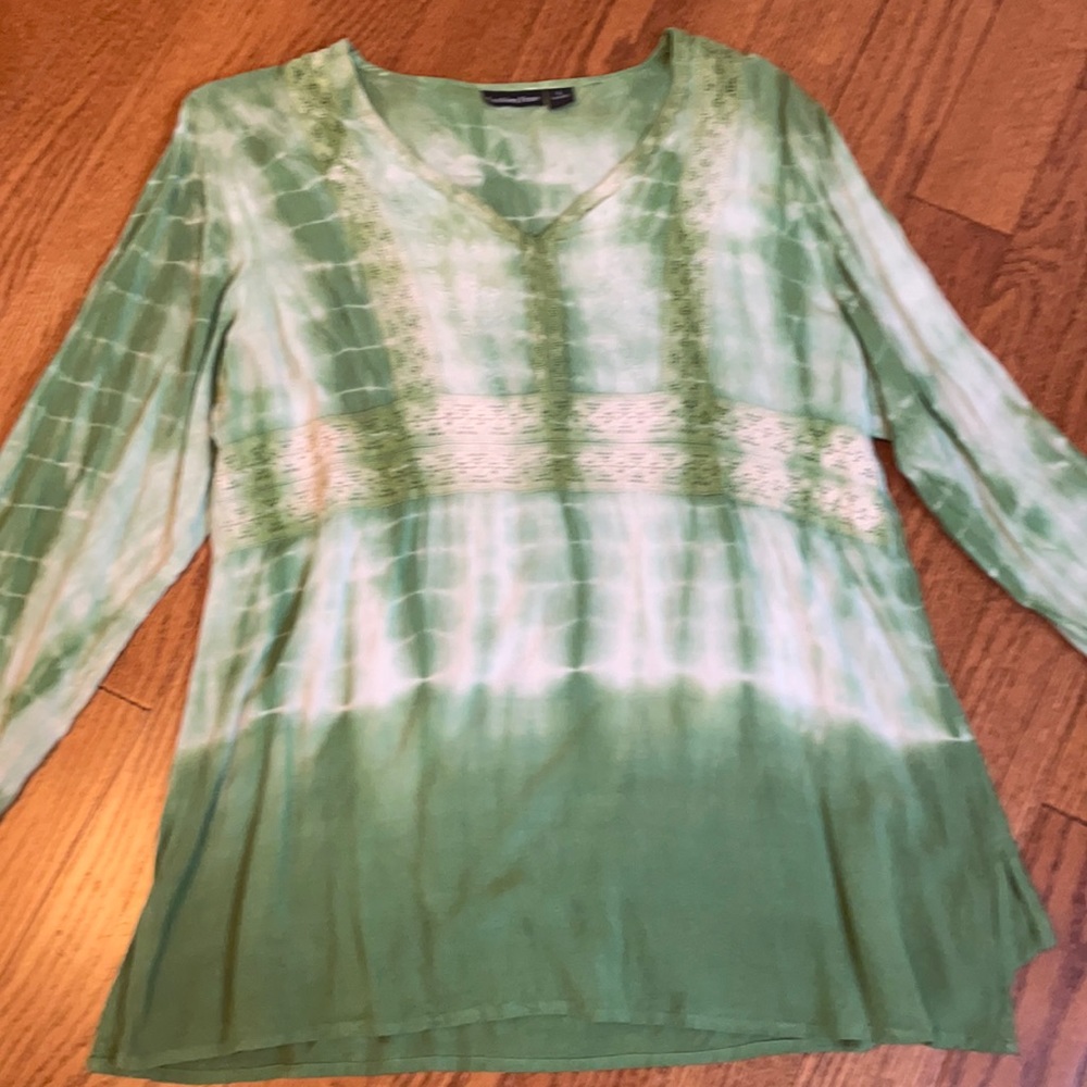 Boho Fashion Fuse Tie Dye Top 💚
